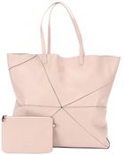 Loewe Light Pink Leather Tote Bag - Lyst