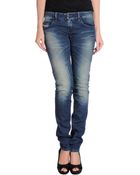 Diesel Denim Trousers - Lyst