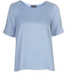 Topshop Drape Back Tee - Lyst