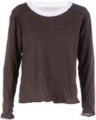 Marni Long Sleeve Sweatshirt - Lyst