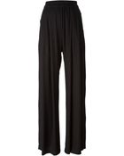 Ann Demeulemeester High-Waisted Flared Trousers - Lyst