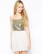 Oh My Love Sequin Cami Dress - Lyst
