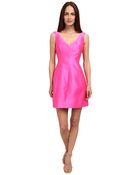Kate Spade Structured Silk Mini Dress - Lyst