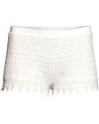 H&M Lace Shorts - Lyst