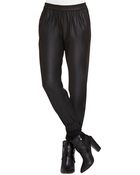 BCBGeneration Faux Leather Track Pants - Lyst