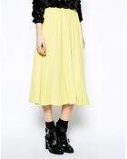 Asos Full Midi Skirt - Lyst