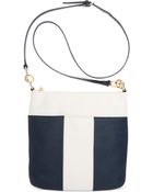 Tommy Hilfiger Th Signature Pebble Leather Crossbody - Lyst