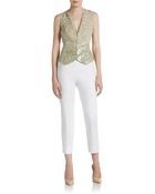 Giorgio Armani Embellished Vest - Lyst