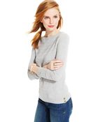 Tommy Hilfiger Cable-Knit Boat-Neck Sweater - Lyst
