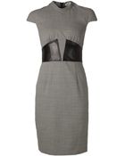 L'Agence Belted Dress - Lyst