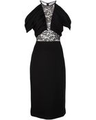 Cushnie Et Ochs Draped Dress - Lyst