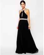 Forever Unique Mara Keyhole Maxi Dress - Lyst