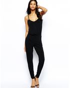 Lipsy Jersey Jumpsuit with Cami Straps - Lyst
