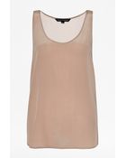 French Connection Super Silk Vest Top - Lyst