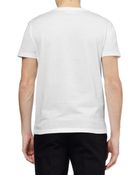 Alexander McQueen Skullprint Cottonjersey Tshirt - Lyst