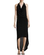 Laundry By Shelli Segal Beaded Halter-Neck Gown - Lyst