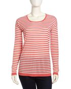 Joie Adaline Long-Sleeve Striped Sweater - Lyst