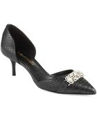 Enzo Angiolini Gabela Jeweled D Orsay Pumps - Lyst