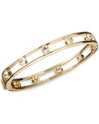 Anne Klein Goldtone Crystal Bangle Bracelet - Lyst
