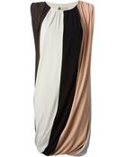Lanvin Draped Dress - Lyst
