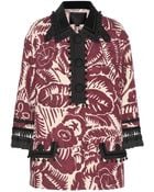 Marc Jacobs Embellished Printed Wool Jacket - Lyst