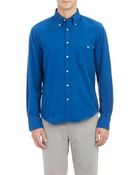 Gant Rugger Slub Flannel Shirt - Lyst