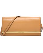 Michael Kors Lana Leather Clutch - Lyst