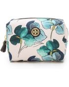 Tory Burch Printed Brigitte Cosmetic Case - Persica - Lyst