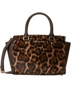 MICHAEL Michael Kors Selma Medium Tz Satchel - Lyst