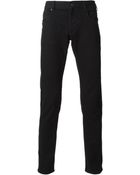 Armani Jeans Slim Leg Jeans - Lyst