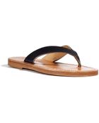 K. Jacques Leather Thong Sandals - Lyst