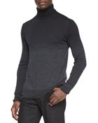 John Varvatos Ombre Turtleneck Sweater - Lyst
