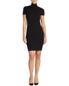 Akris Punto Mock Neck Knit Dress - Lyst