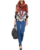 Etro Stretch Wool Slim Pants - Lyst