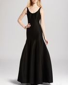 Halston Heritage Gown - Sleeveless Jacquard Tulip Skirt - Lyst