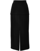 Opening Ceremony Kaat Crepe Apron Skirt - Lyst