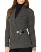 Ralph Lauren Lauren Shawl Collar Sweater - Lyst