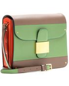Valentino Rivet Leather Shoulder Bag - Lyst