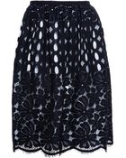Lanvin Lace Skirt - Lyst