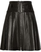 Proenza Schouler Perforated Leather Skirt - Lyst