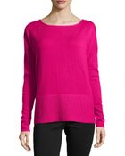 Diane von Furstenberg Long-Sleeve Knit Sweater - Lyst