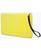 Zara Furry Clutch Bag - Lyst