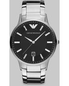 Emporio Armani Classic Stainless Steel Watch - Lyst