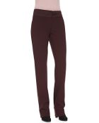 Rena Lange Straight-leg Trousers with Satin Waistband - Lyst