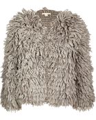 Michael Kors Shag Jacket - Lyst