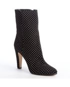 Jimmy Choo Black Suede Studded Detail 'Tari' Ankle Boots - Lyst