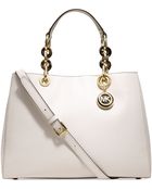 Michael Kors Michael Cynthia Medium Satchel - Lyst