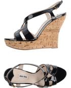Miu Miu Sandals - Lyst