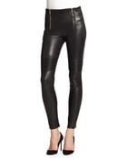 J Brand Emmi Leather Moto Pants - Lyst