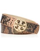 Tory Burch 1 1/2" Reversible Classic Tory Belt - Lyst